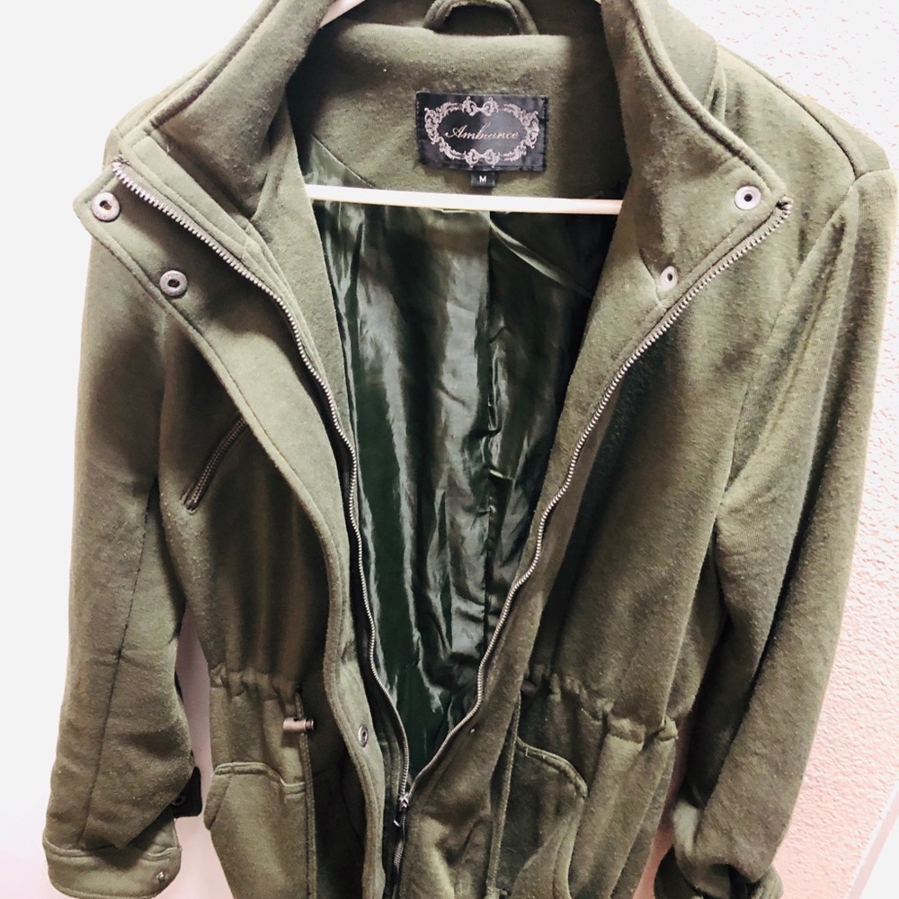 Green coat